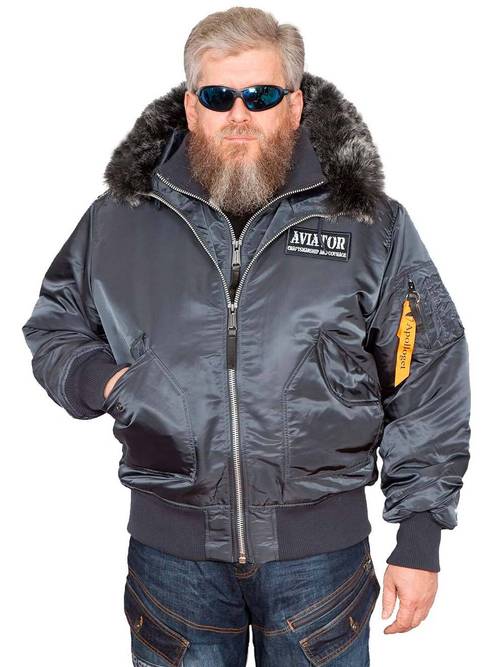 Куртка Аляска AVIATOR HD (steel blue - стальной синий)