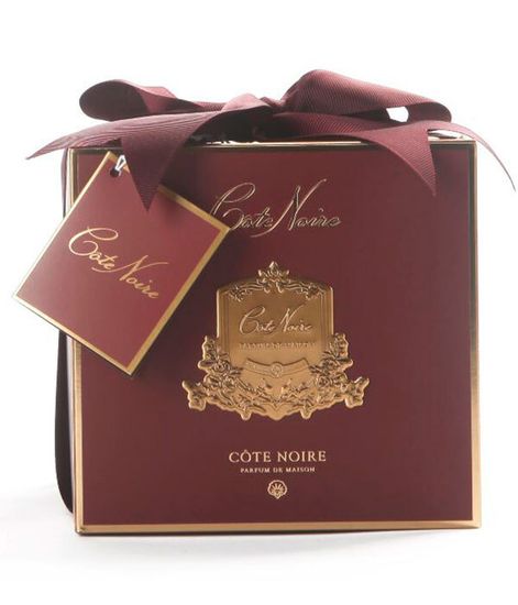 Удовая роза, красная свеча Арт-деко с кисточкой, Cote Noire