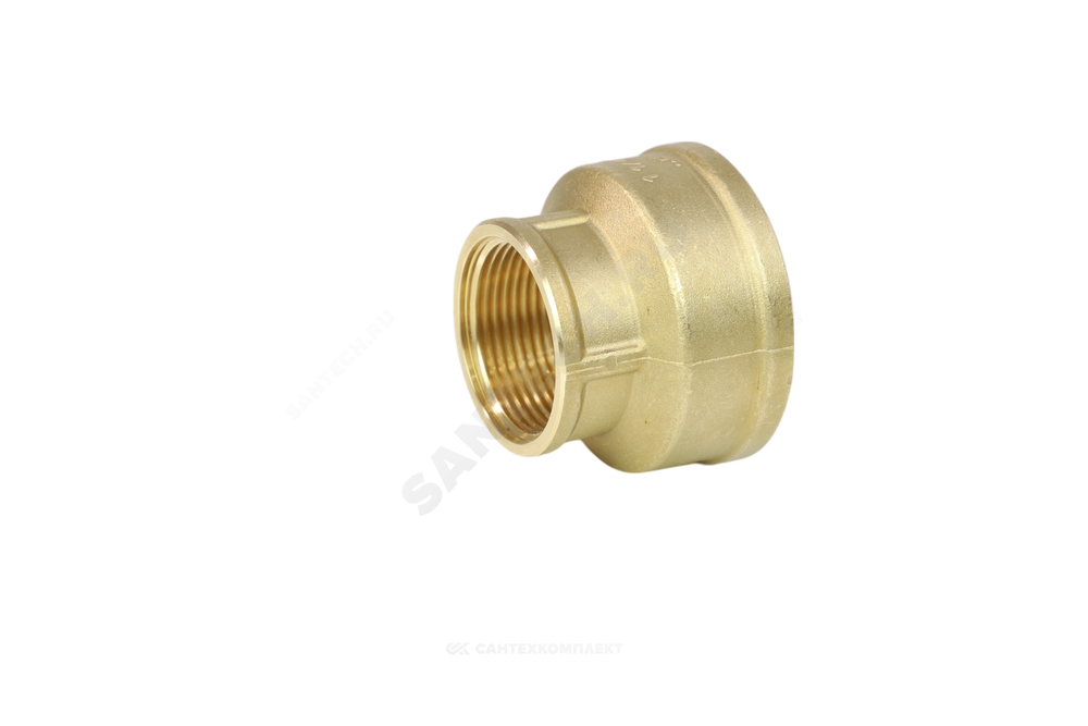 Муфта латунь переходная Ду 50х32 (2"х1 1/4") ВР/ВР LD LD.65.516.50х32