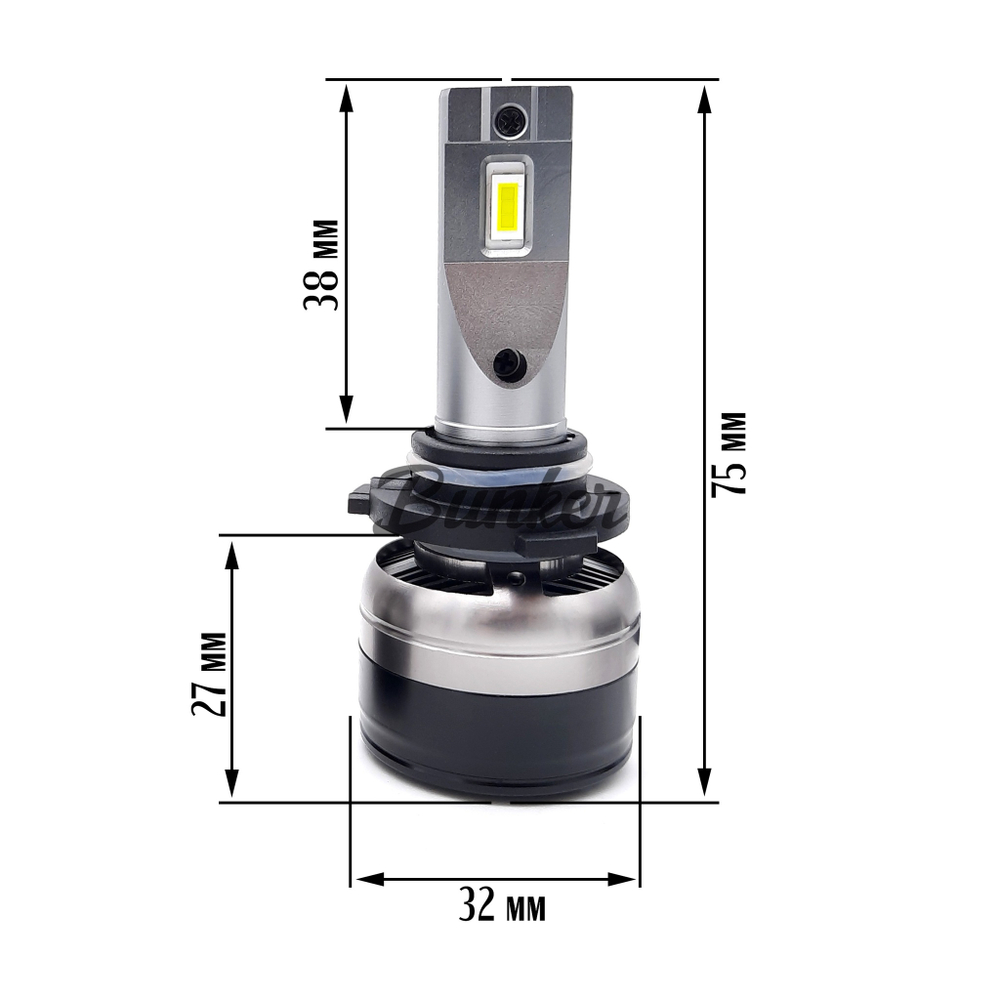 Cветодиодные лампы Sariti F16 HB4 (9006) 6000K,12V