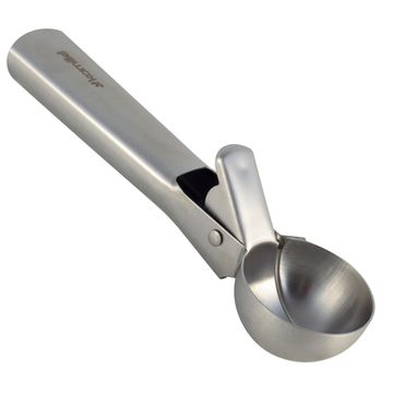 Ложка для мороженого Kamille KM 8859 (18,5х5 см) из нержавеющей стали с выталкивателем