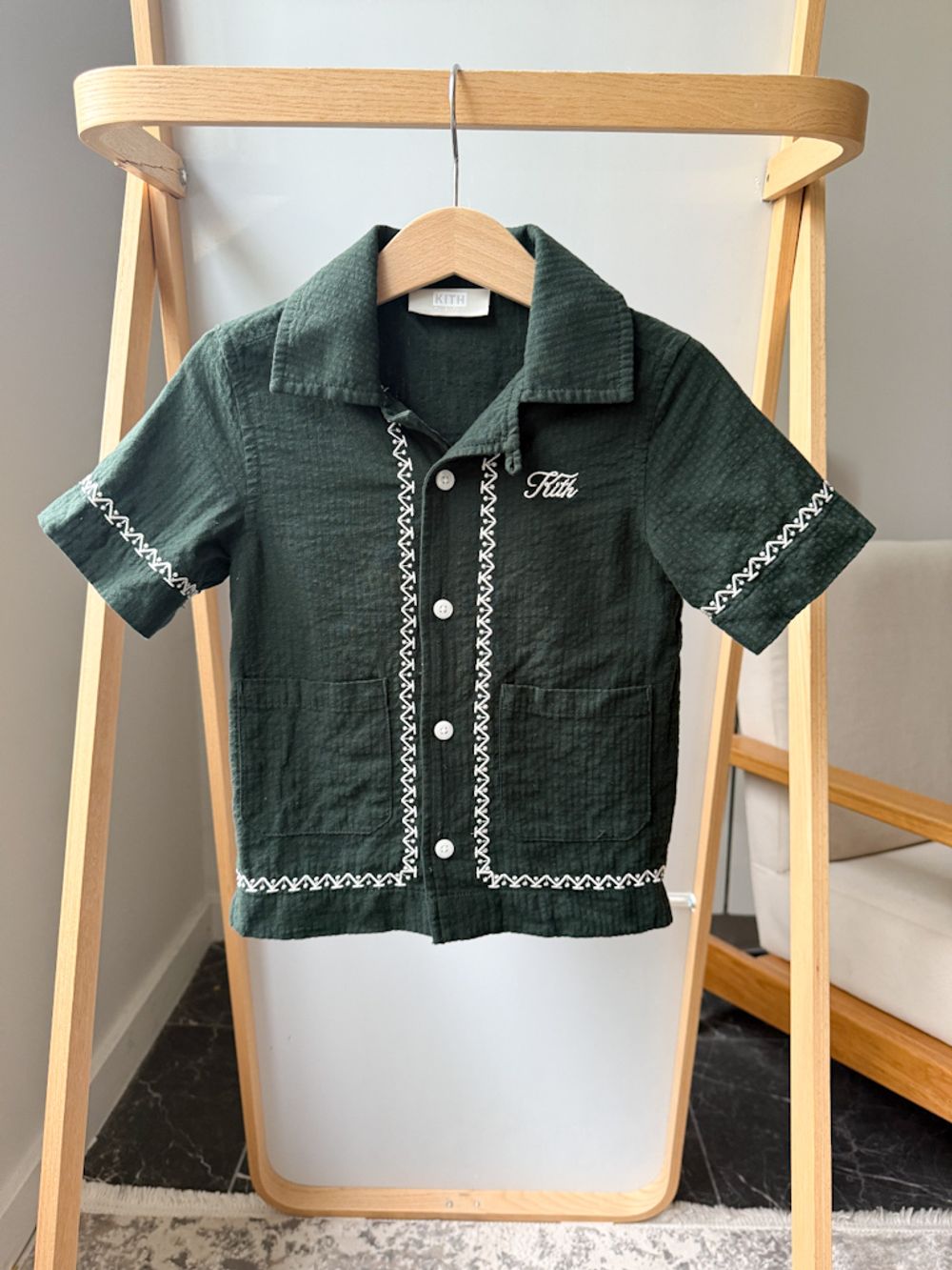 Хлопковая рубашка Kith, 98