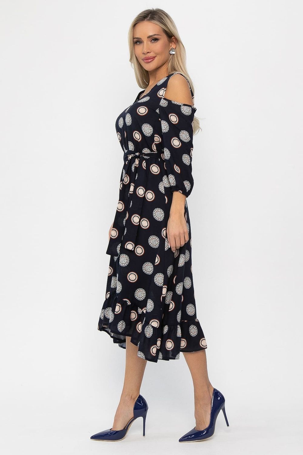 Платье Призма (синее) П13772-10М LT Collection