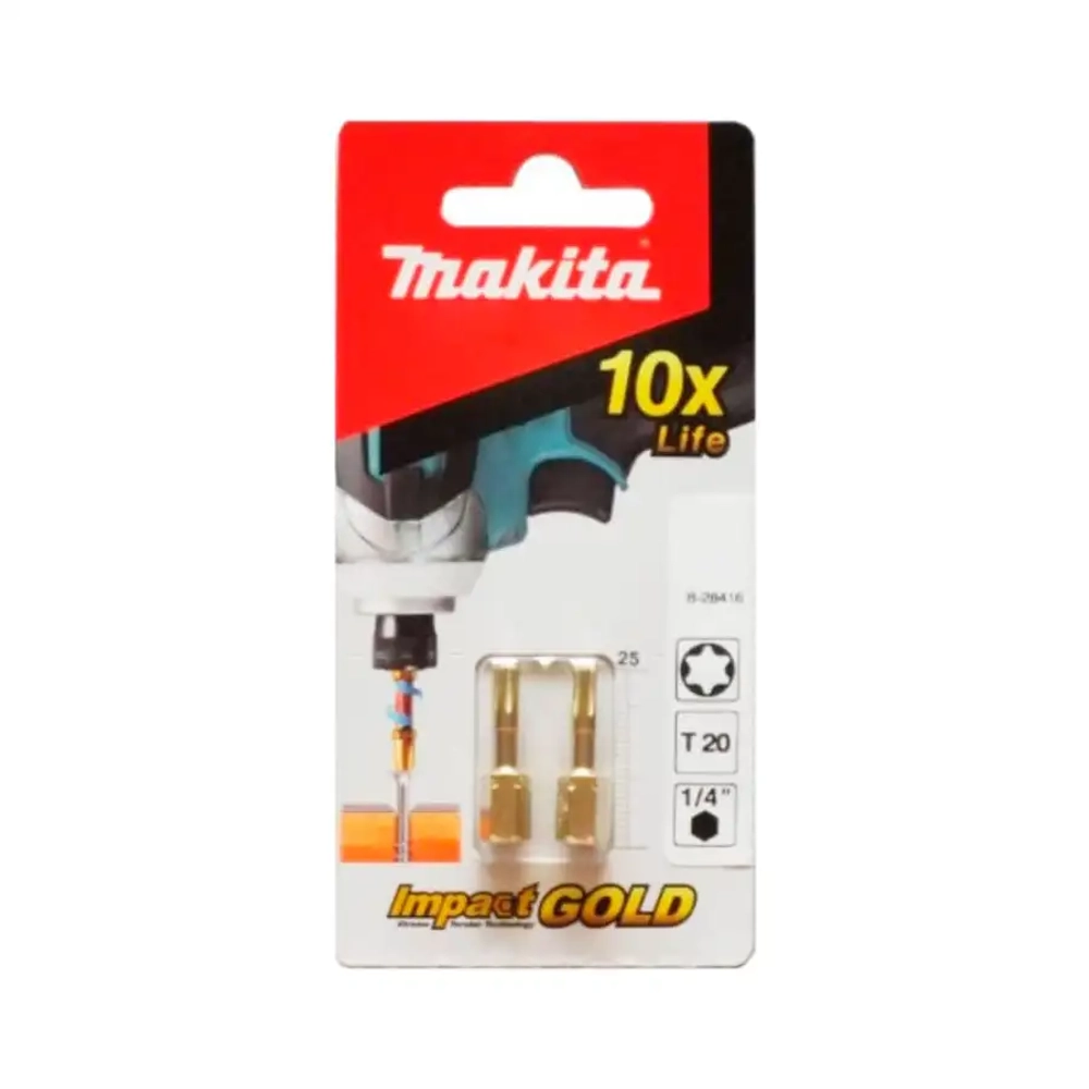 Насадка двусторонняя Impact Gold,, T20х25 мм Makita B-28416