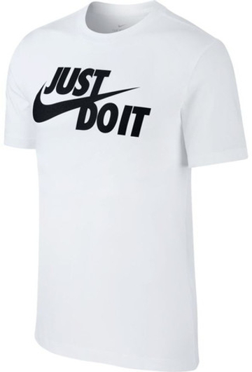 Мужская теннисная футболка Nike NSW Tee Just Do It Swoosh M - белый