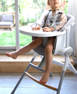 Подушка для стульчика для кормления Beaba Textile Seat, серый