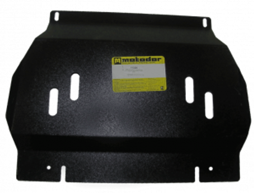 Защита картера Двигателя, КПП. 3 мм, Сталь. для Mitsubishi Pajero Sport II 2012-2016 MOTODOR.11326