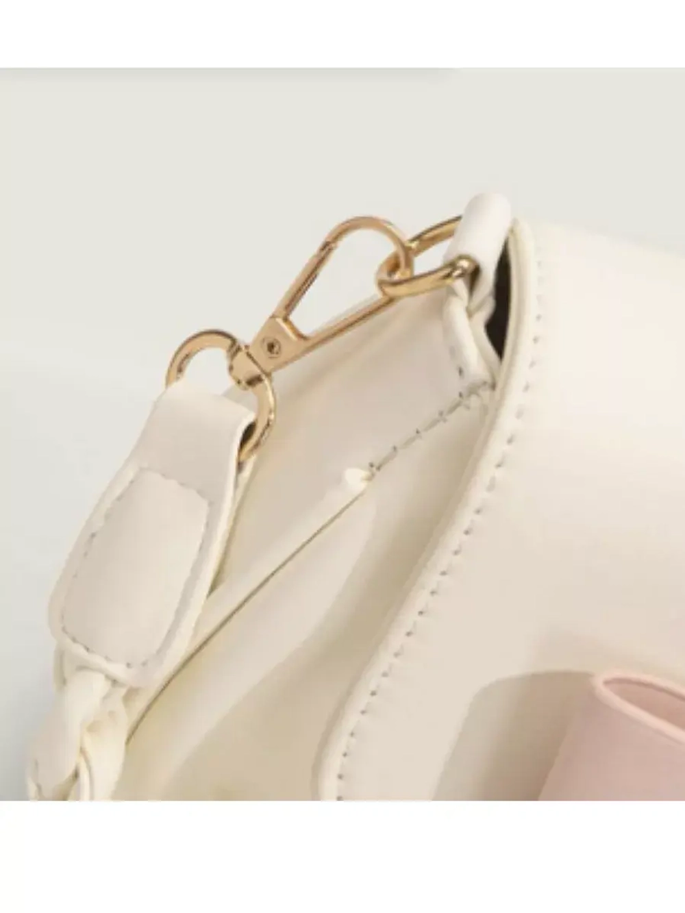 Сумка через плечо багет y2k с бантиком