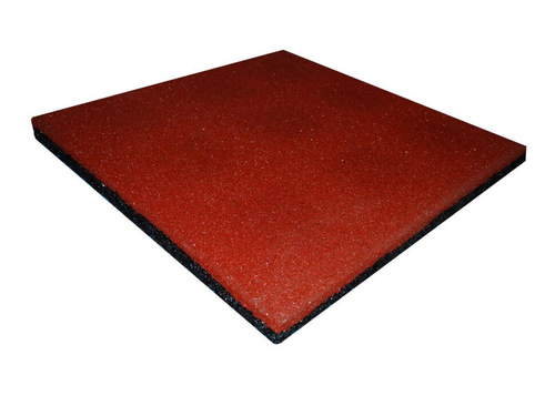 Резиновая плитка 500х500 (толщина 30мм) полнотелая