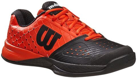 Детские теннисные кроссовки Wilson Glide Jr - black/tomato red/black