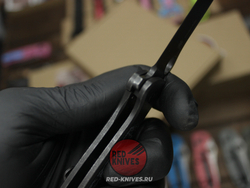 Нож Spyderco Slym - темная рукоять блэквош
