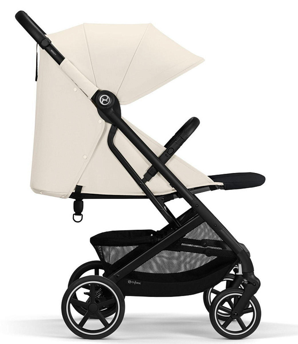 Прогулочная коляска Cybex Beezy 2024 Canvas White с дождевиком и бампером