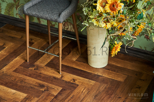 Виниловый ламинат VINILAM GD11155 Паркет Парижский Glue