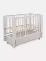 Кровать детская 120*60 RANT "BERGEN PLUS" (арт.800) универ маят/ящ Crystal Beige