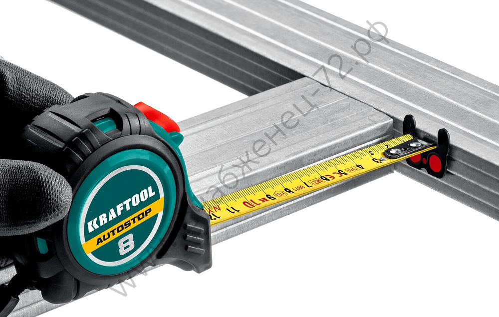KRAFTOOL AutoStop, 3 м х 16 мм, профессиональная рулетка с автостопом (3412-3-16)