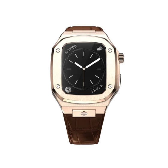 Корпус для Apple Watch - CL44 - Rose Gold / Brown