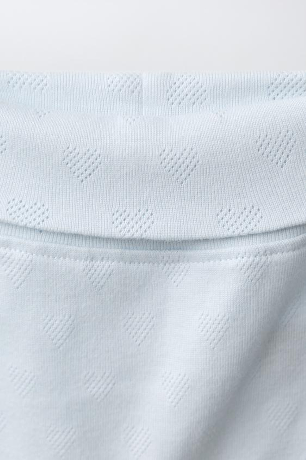 ZARA НАБОР ДЛЯ НОВОРОЖДЕННОГО С СЕРДЕЧКАМИ, ПАСТЕЛЬНО-СИНИЙ