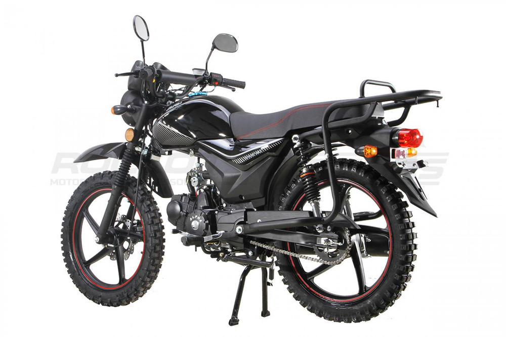 Мопед ROCKOT ALPHA OFFROAD M-11 LUX+ (LED) (черный глянцевый)