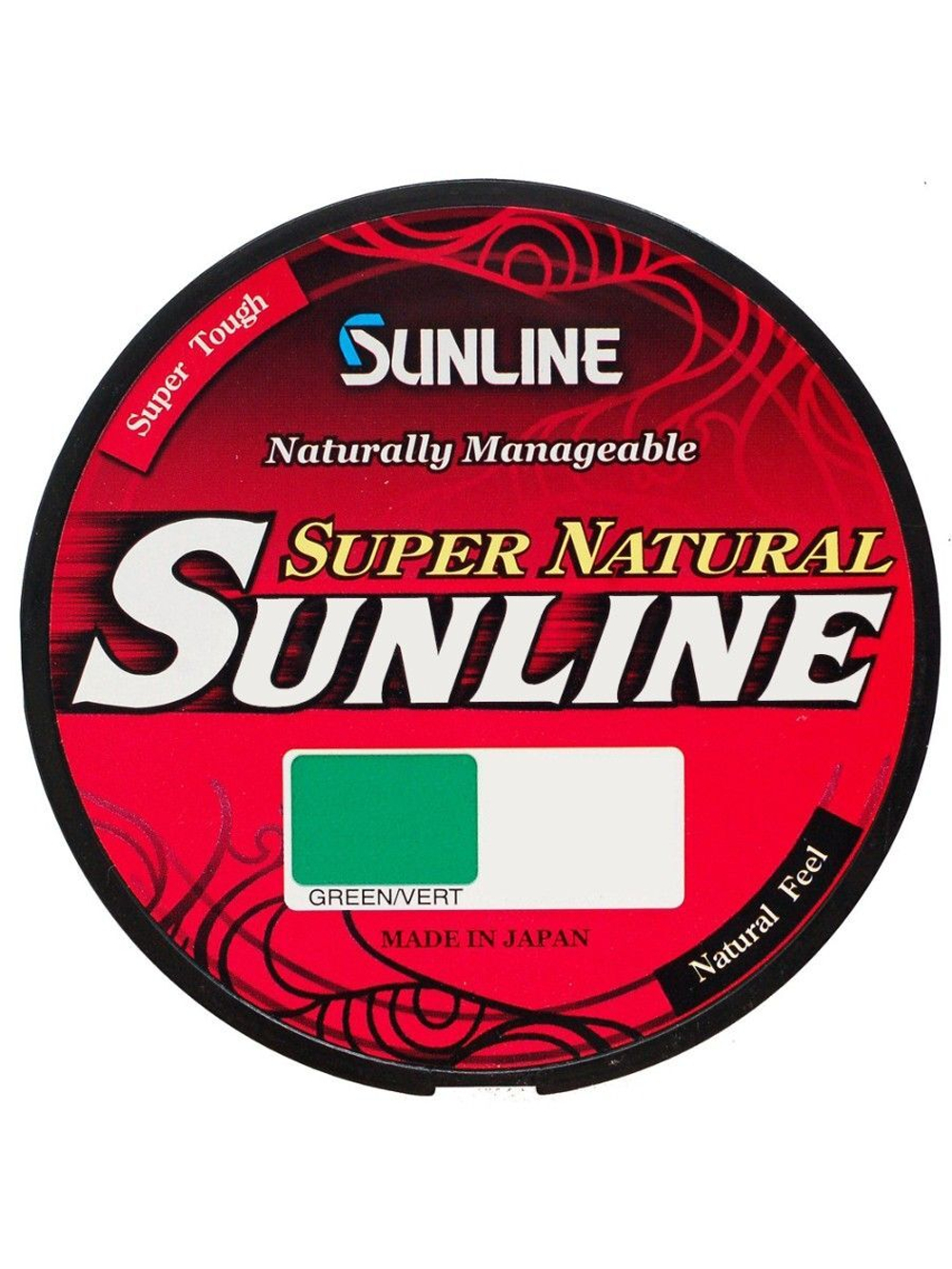 Монофильная леска для рыбалки SUNLINE Super NATURAL 600м (green) #1,5/6LB/0,205мм