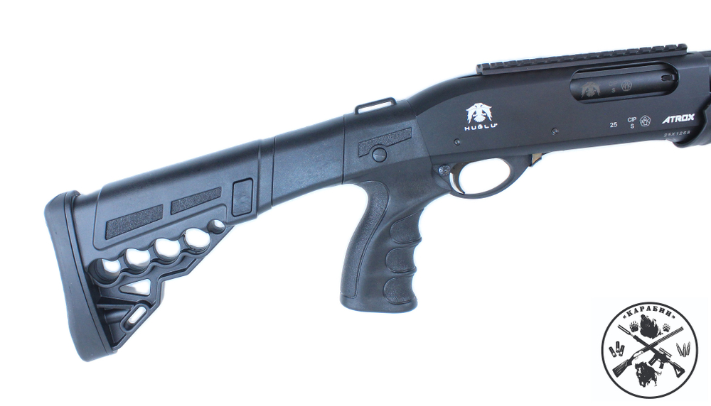 Ружье HUGLU Atrox A Standart III Telescopic кал.12х76 synthetic, 7+1, L-510, 5 см.ч., ключ .