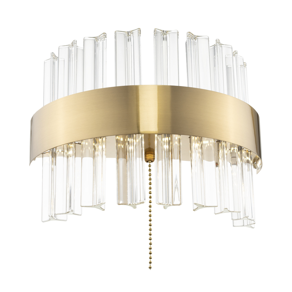 Citilux Рианна CL337313 LED Бра хрустальное с выключателем Бронза