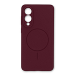 Накладка SILICONE CASE c MagSafe для Samsung S25EDGE