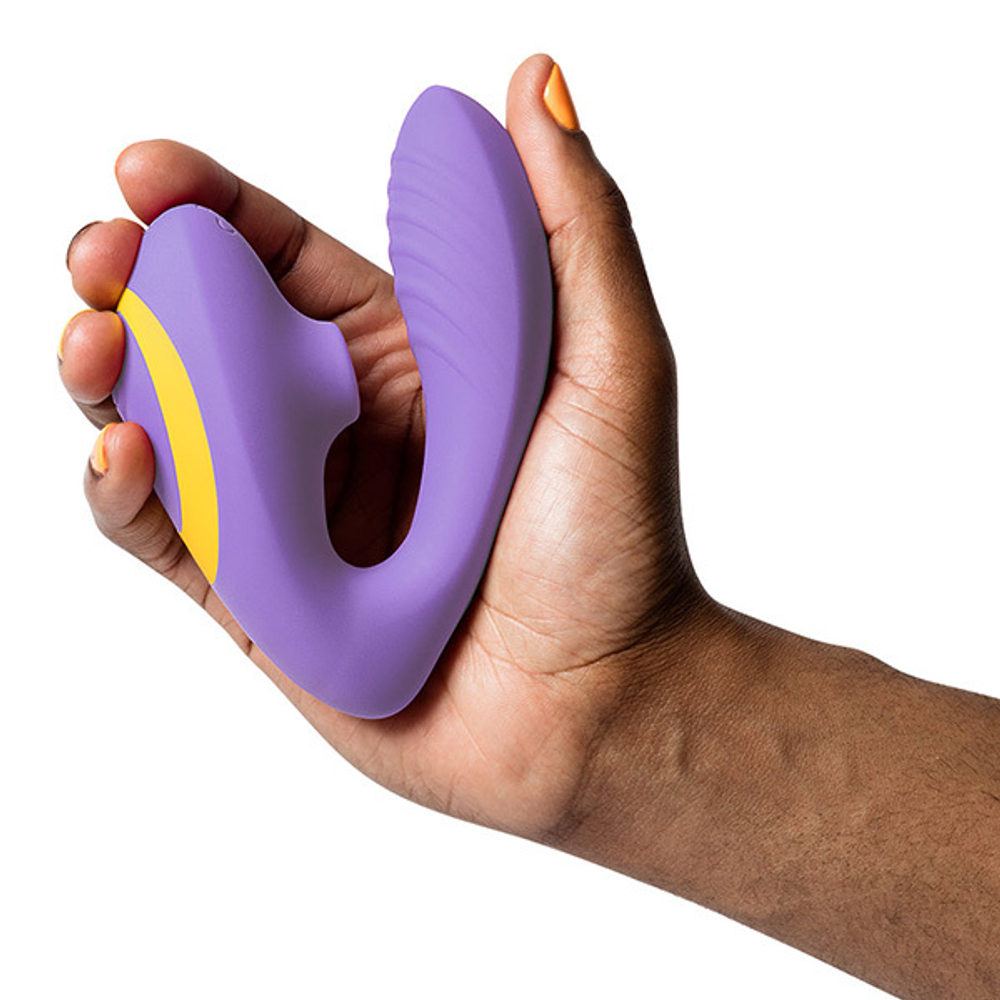 Сиреневый вибратор-стимулятор Romp Reverb Double Trouble Clitoral And G-Spot Stimulator RPRE1SGD