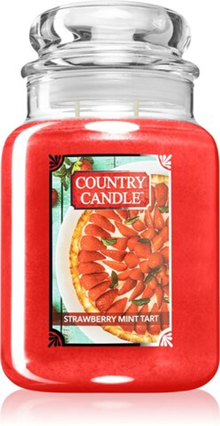 Country Candle Strawberry Mint Tart - ароматическая свеча /   680  g  / GTIN 846853076195