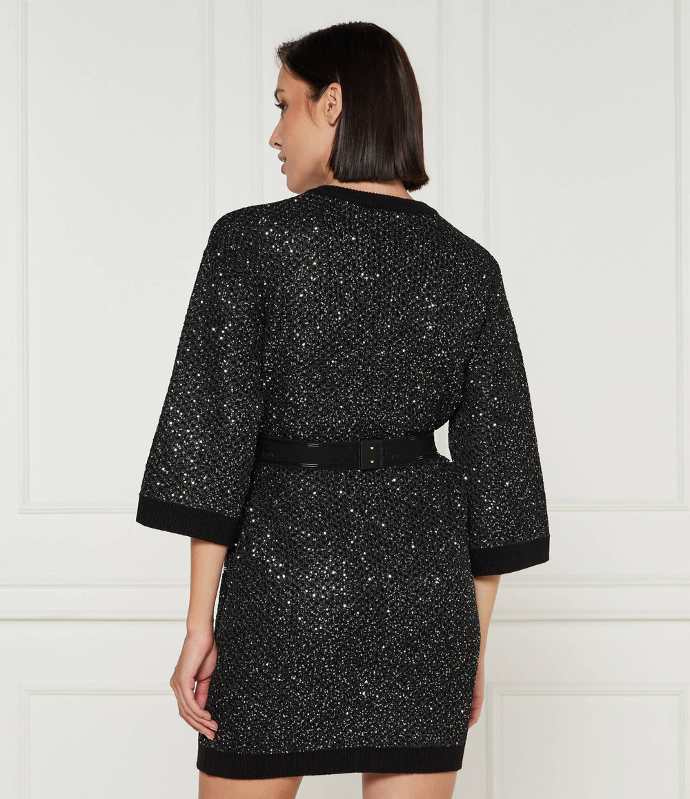 Платье с ремешком Elisabetta Franchi - черный(AM35M47E2)