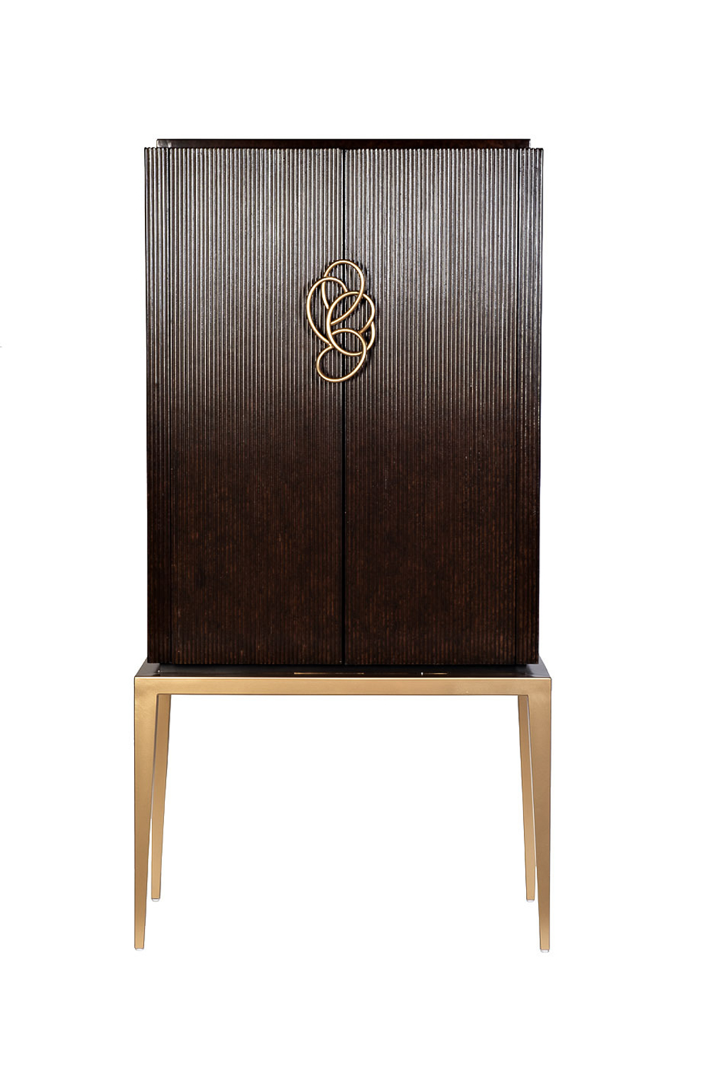 ART-2706-S Комод высокий темно-вишневый 89*46*173см