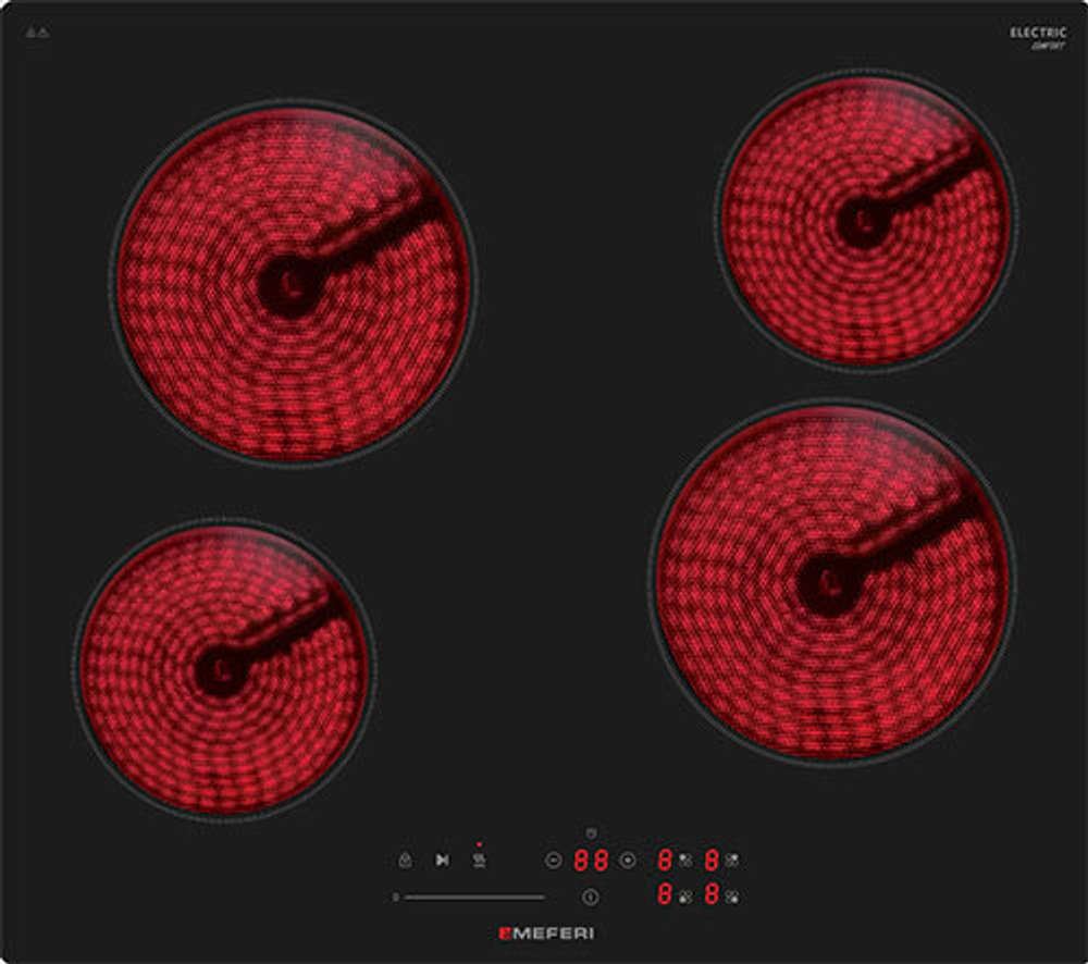 Электрическая варочная панель Meferi MEH604BK COMFORT