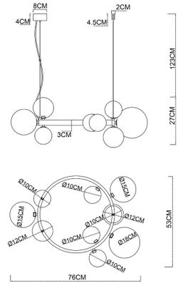 Подвесная люстра Arte Lamp