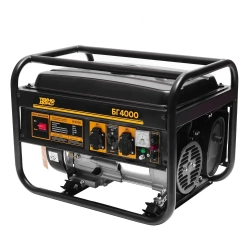Генератор бензиновый Электрический Техно-Дон БГ-4000 ( 3,2-3,8 кВт, 50 Гц, 7 л.с, 4 тактный двигатель, электростанция для дома)