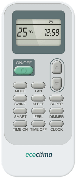 Сплит-система ECOCLIMA, ELEGANT LINE Inverter, ECW/I-HE12/AA-4R2 / EC/I-HE12/A-4R2