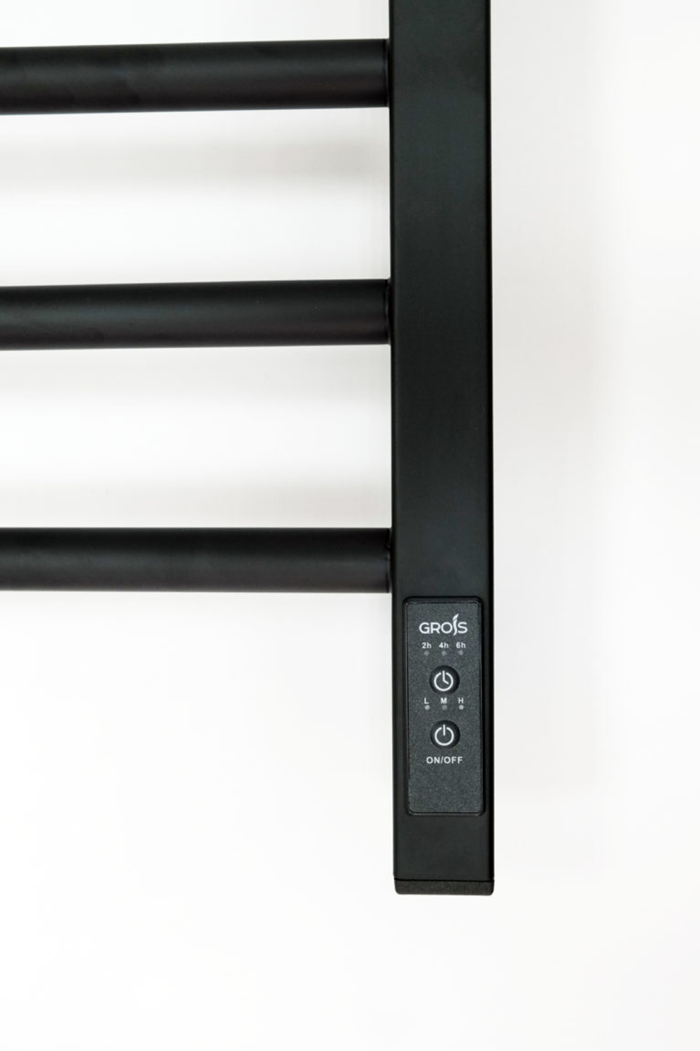 Полотенцесушитель электр. Nex GR-112 300х800 П8 black mat U