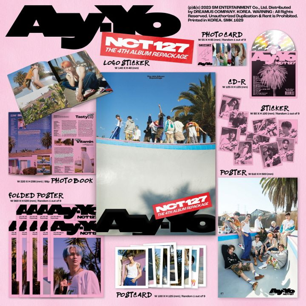 Альбом NCT 127 - AY-YO 4th Album Repackage A Version