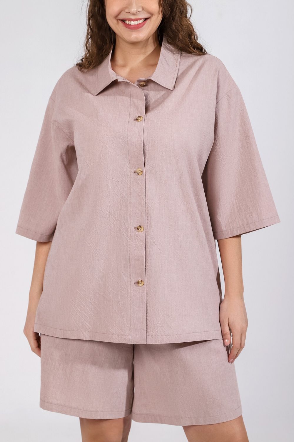 Блузка (рубашка) Тимьян-4 Виотекс БЕЖЕВЫЙ