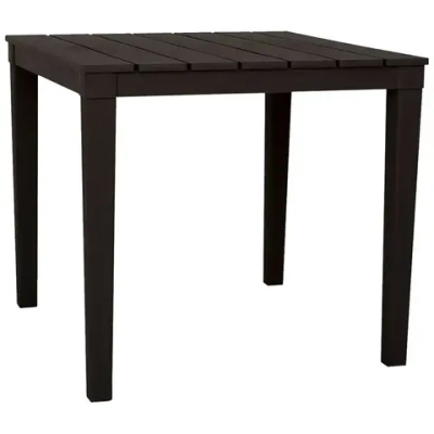 Стол Прованс квадратный 80см 4 ножки шоколадный 800х800х715мм