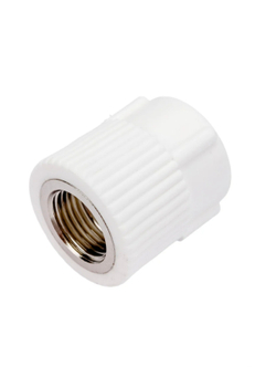 Муфта РР разб. 25*1/2" вн. белый (Tebo)