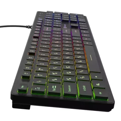 Клавиатура проводная Оклик 550ML black