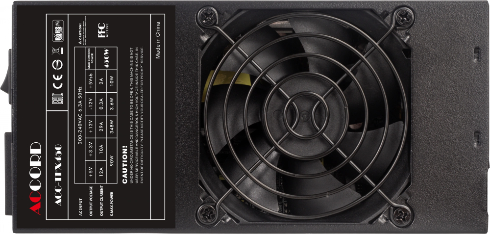 Блок питания  ACCORD ACC-TFX450