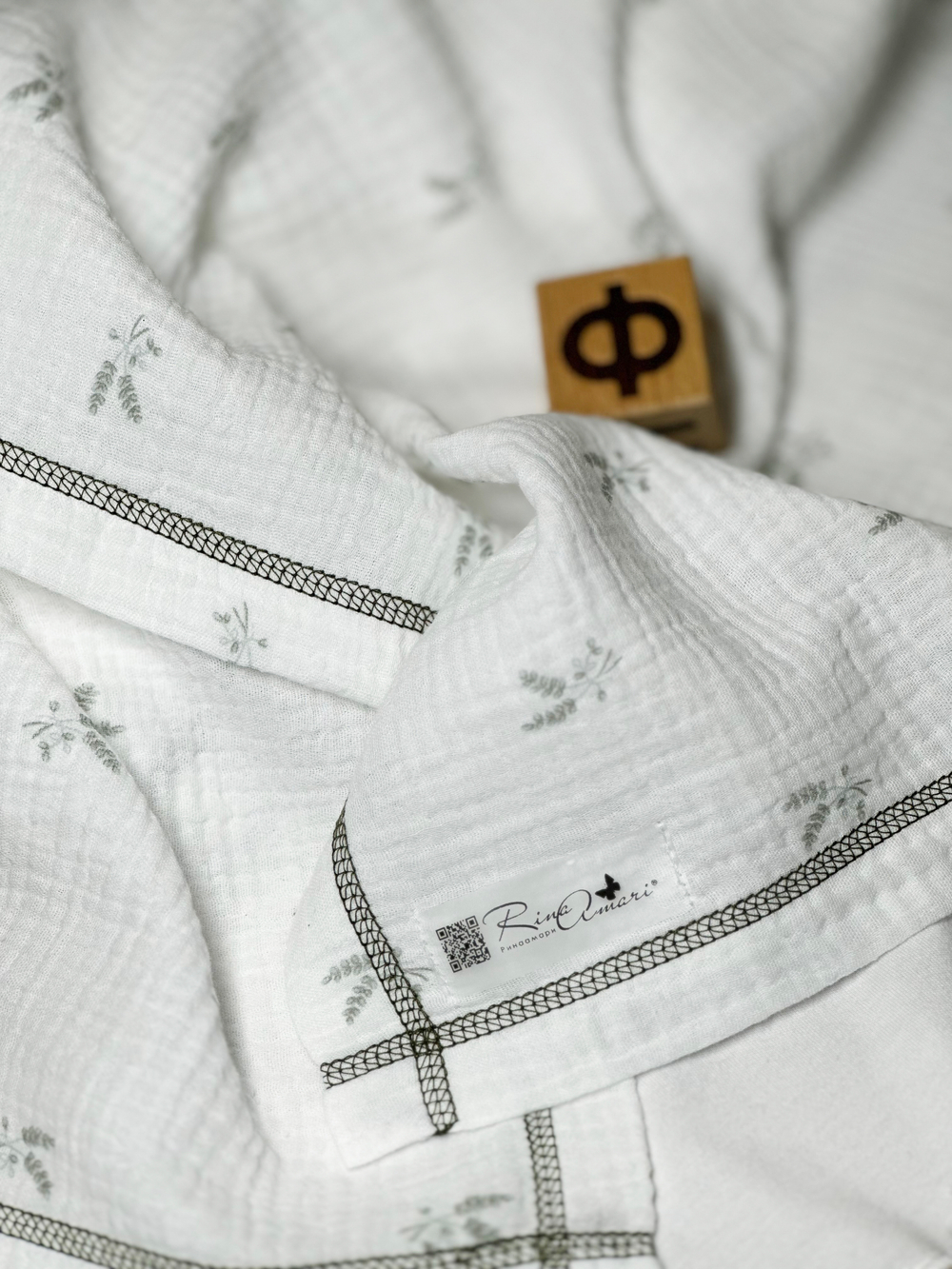 Муслиновая пеленка Букет Нежности 90*130 (+/-5см)