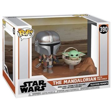 Фигурка Funko POP! Bobble: Star Wars: Mandalorian: Moment: Mandalorian & Child 49930