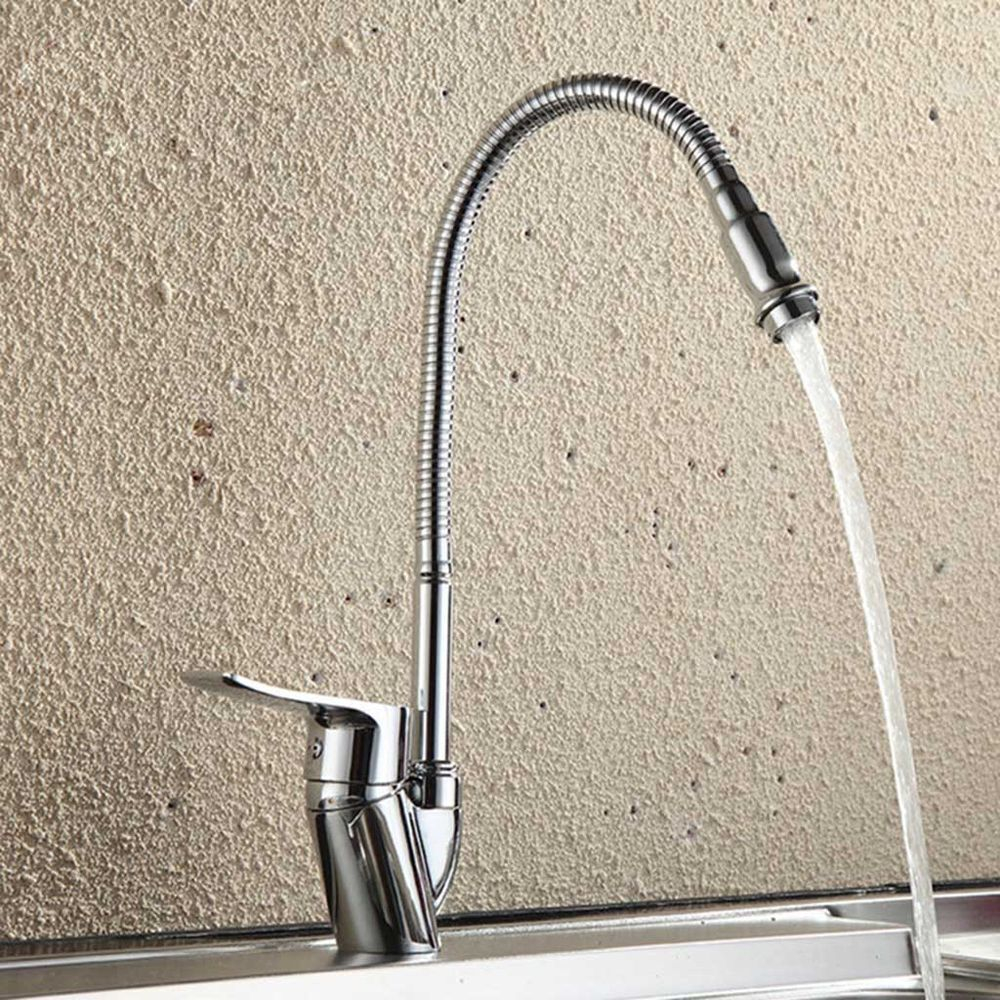 Смеситель для кухни, Frud, гибк излив, с картриджем, хром, R43101