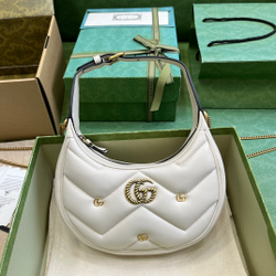 Gucci Marmont Half Moon Shaped Bag