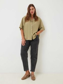 Джинсы на резинке больших размеров