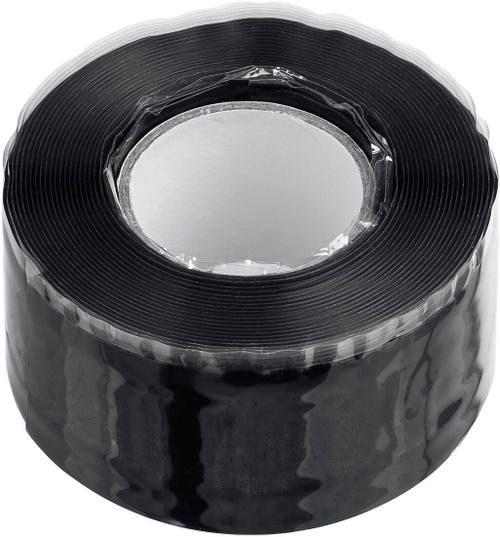 ЗУБР Силикон черная самослипающаяся аварийно-ремонтная лента, 3м х 25мм