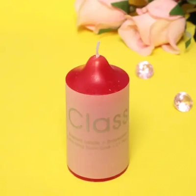 Свеча «Classic» 5*10см цвет красный ZD-102