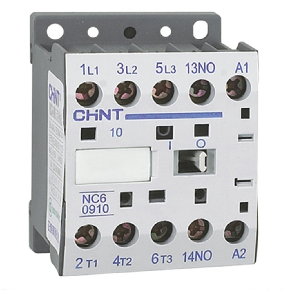 Контактор NC6-0910 9А 230В 50Гц 1НО (R) Chint 247571