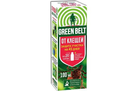 Защита участка от клещей на 45дней, 100 мл, Green Belt